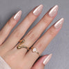 Press on Nails Square/Almond Cat’s Eye False Nails