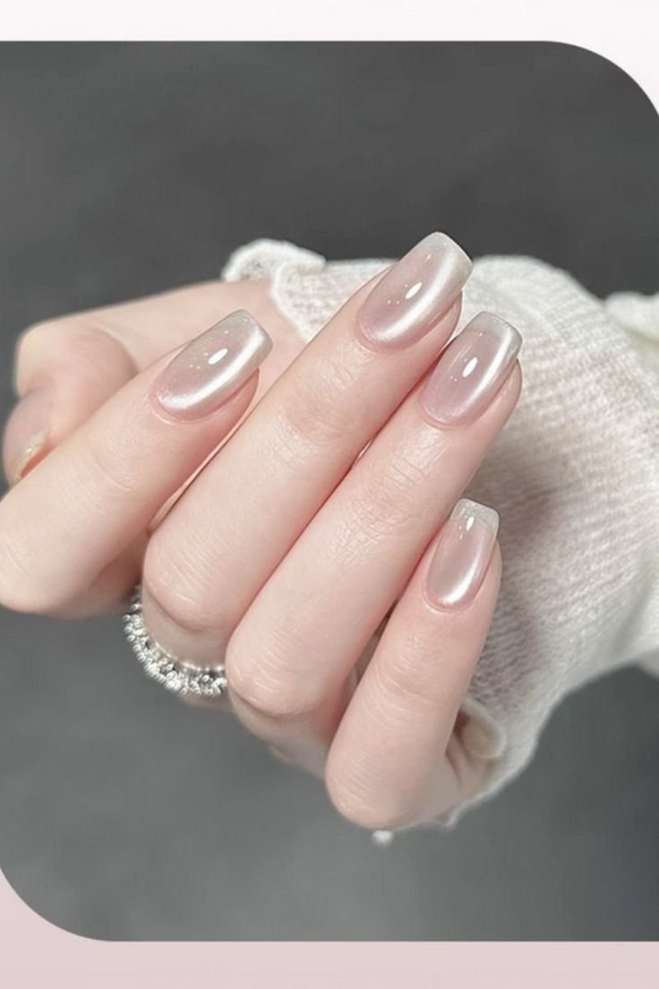 Press on Nails Square/Almond Cat’s Eye False Nails