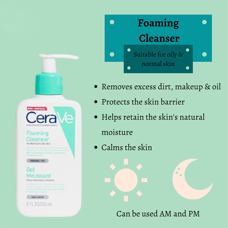 Cerave Foaming Cleanser Gel Moussant