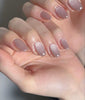 Press on Nails Square/Almond Cat’s Eye False Nails