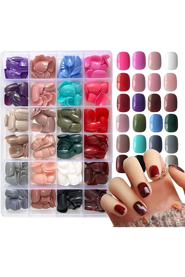 Nails With Box , 24 Sets Nails Tray (576 Pcs)