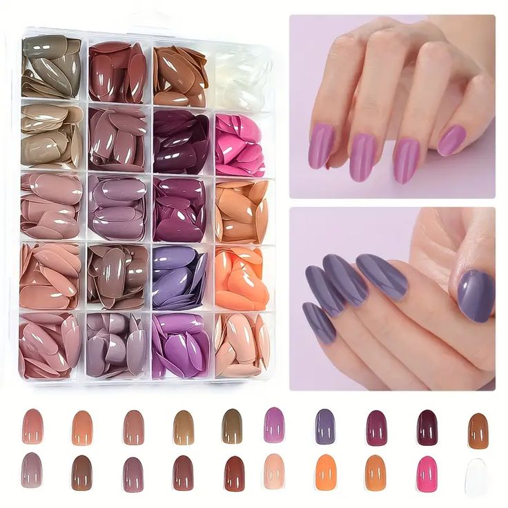 Nails With Box , 24 Sets Nails Tray (576 Pcs)