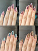 Press on Nails Square/Almond Cat’s Eye False Nails
