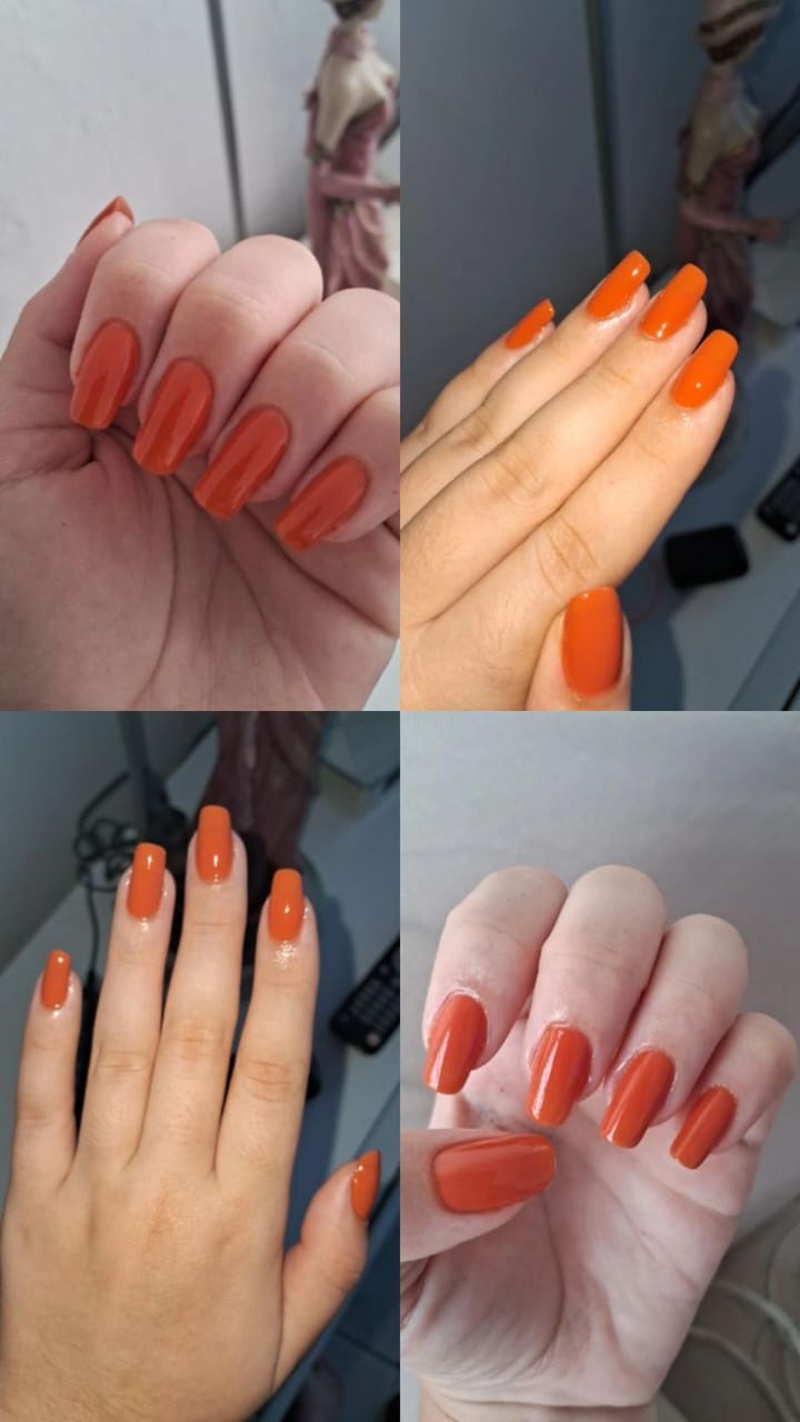 Press on Nails Square/Almond Cat’s Eye False Nails