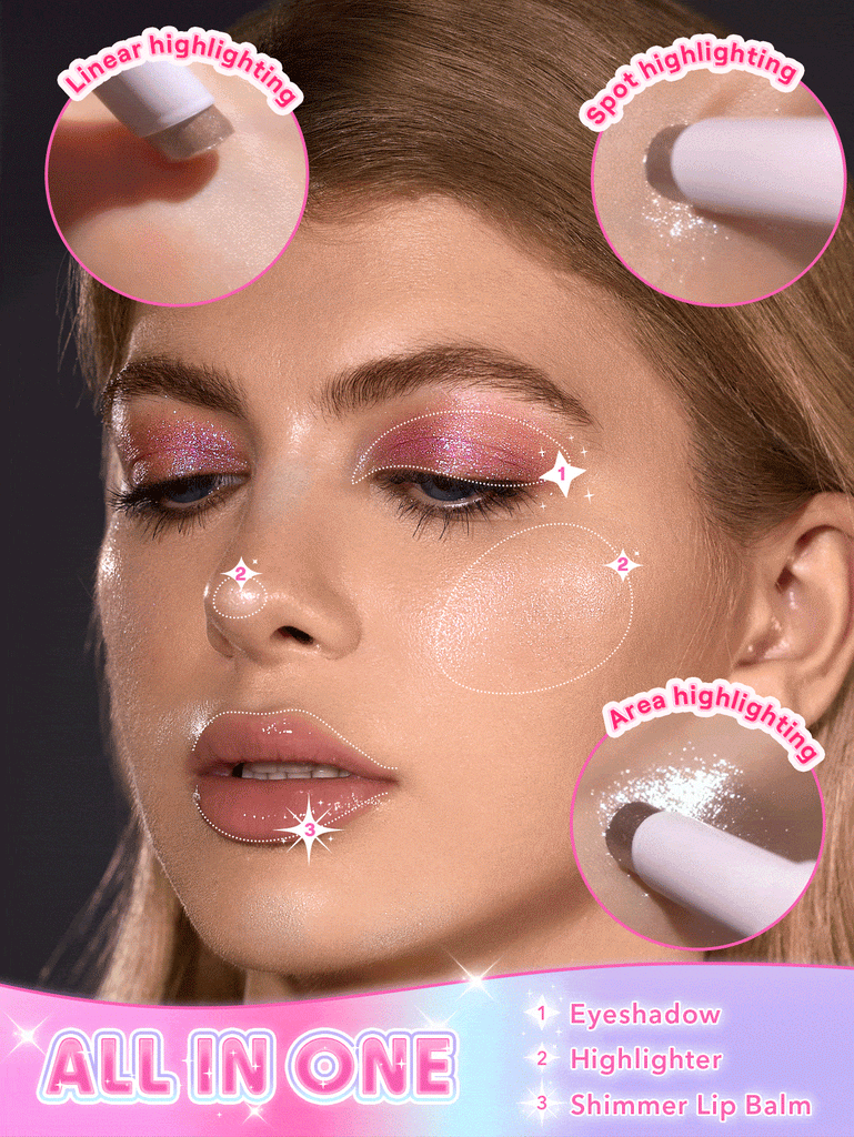 SHEGLAM - Crystal Jelly Glaze Stick - ROSY GEM
